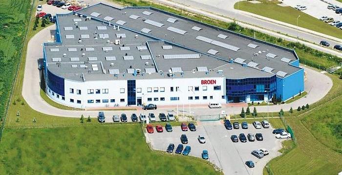 Завод по производству шаровых кранов BROEN S.A. в г. Дзержонюв (Польша)