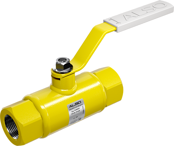 Кран шаровой муфтовый газовый полнопроходной КШ.М.П.GAS.065.25-01 Ду65 Ру25 G2 1/2