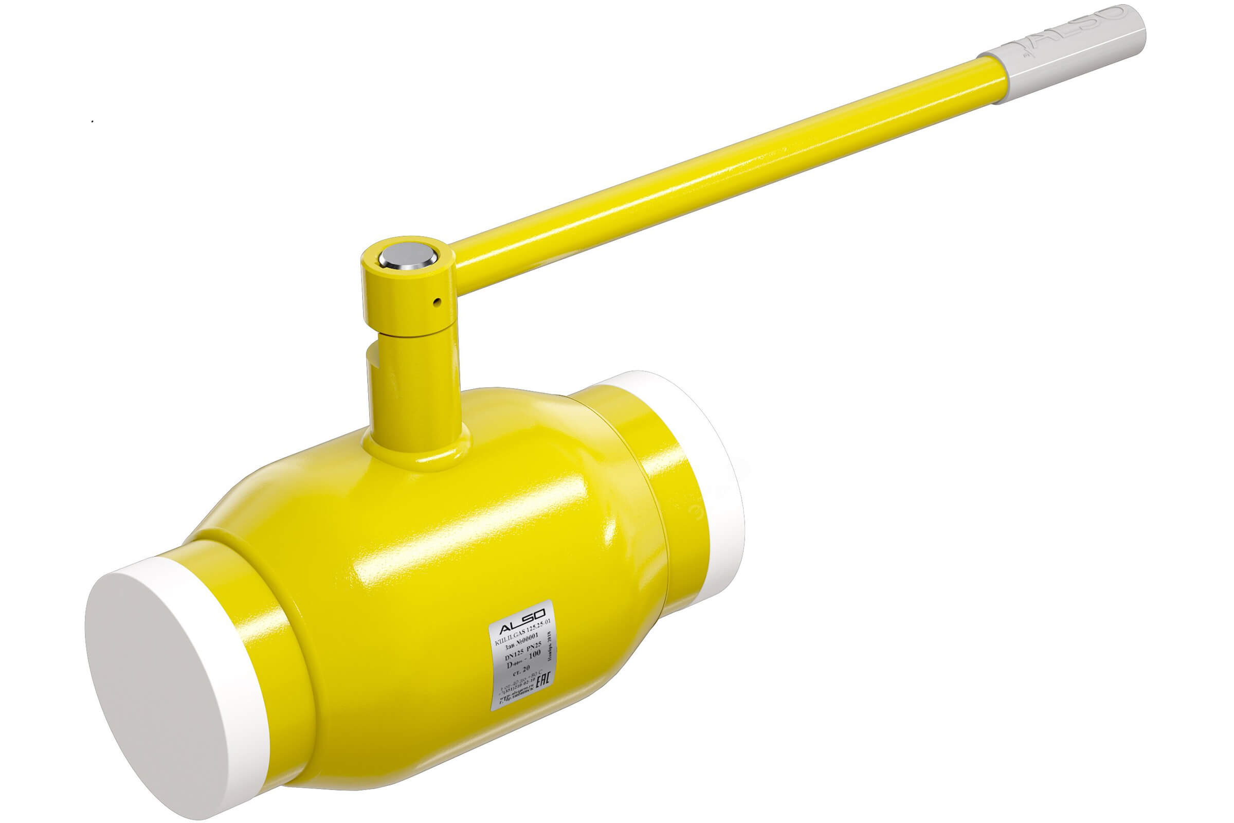 Кран шаровой приварной газовый КШ.П.GAS.150.25-01 Ду150 Ру25